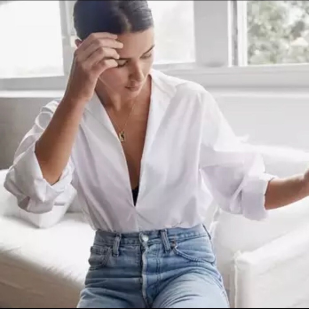 White 100% Cotton Shirt 😍 - Picture 2 of 3